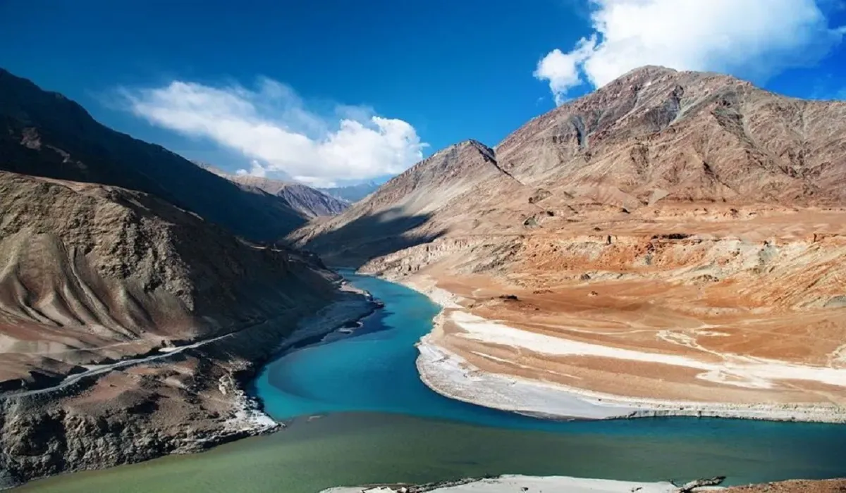 Colorful Mountains in India