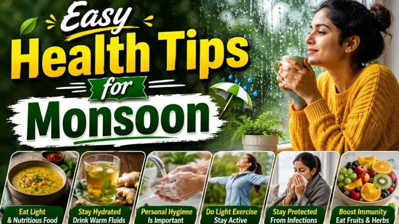 Easy Health Tips for Monsoon