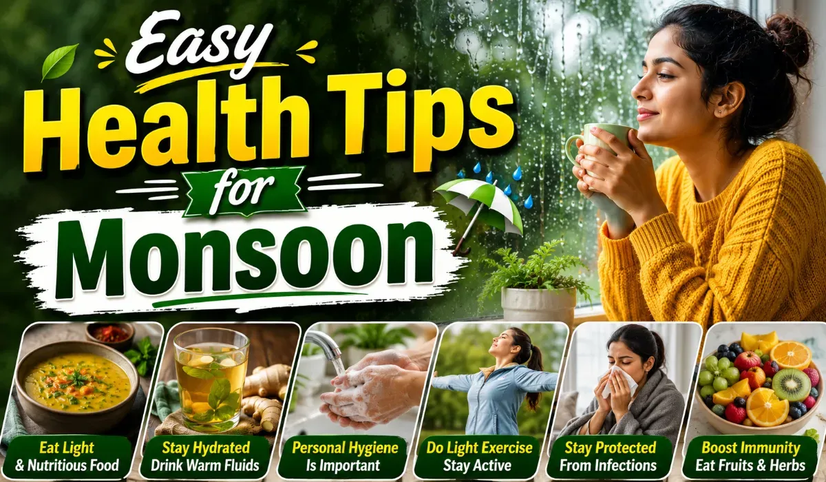 Easy Health Tips for Monsoon