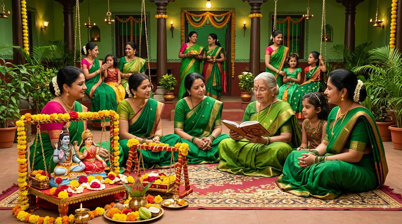 Hariyali Teej Vrat Katha