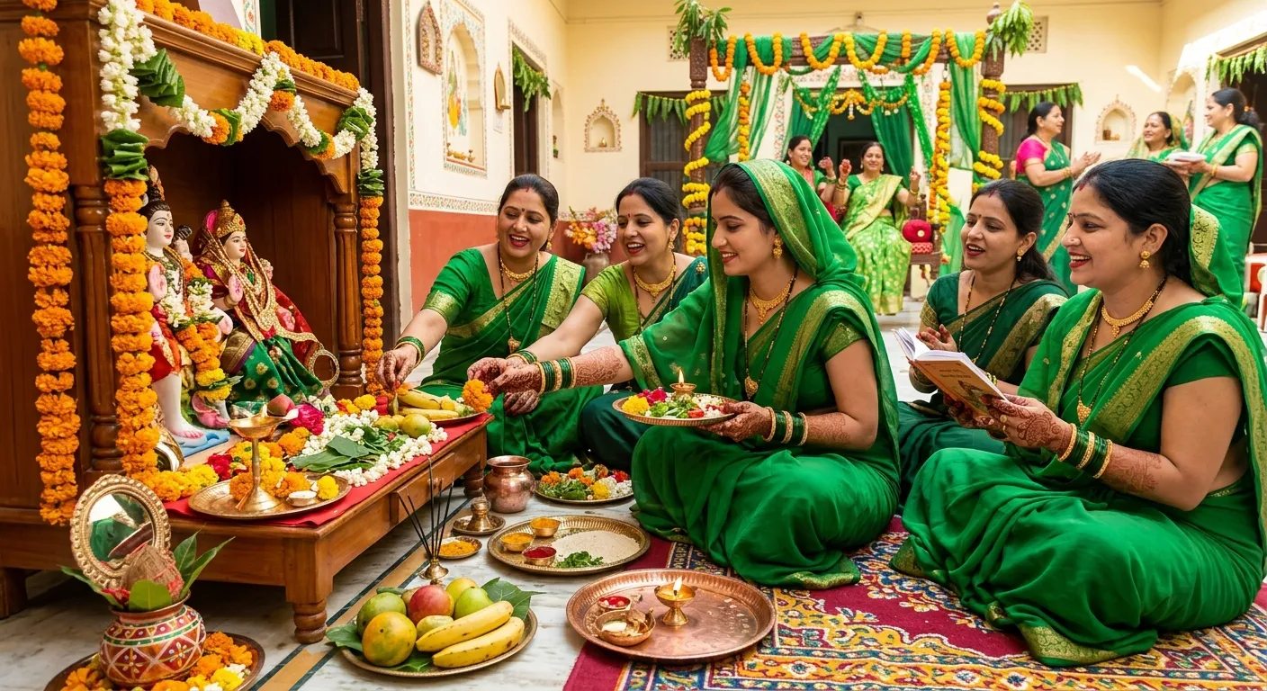 Hariyali Teej Puja Vidhi