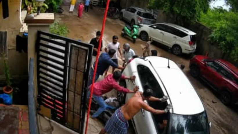 Hyderabad Minor Car Accident