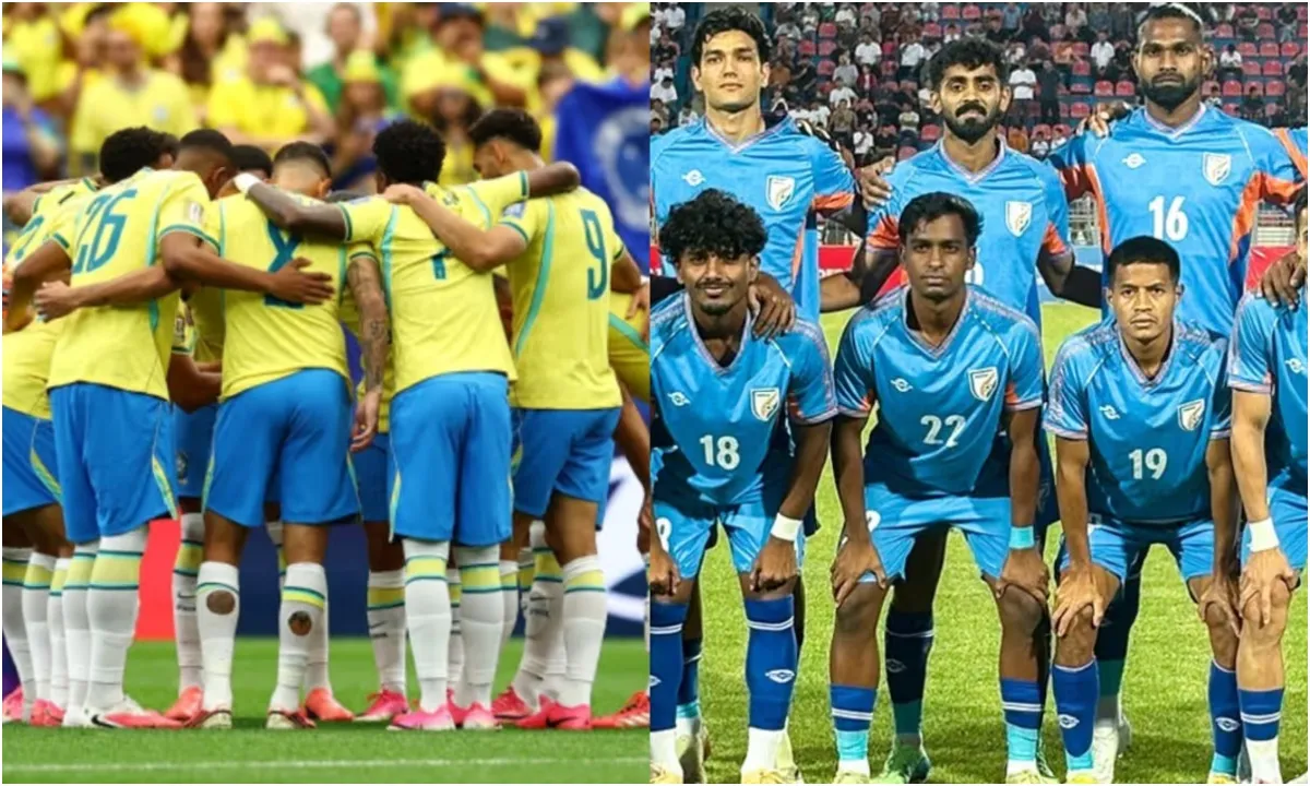 Ind Vs Brazil Football Match