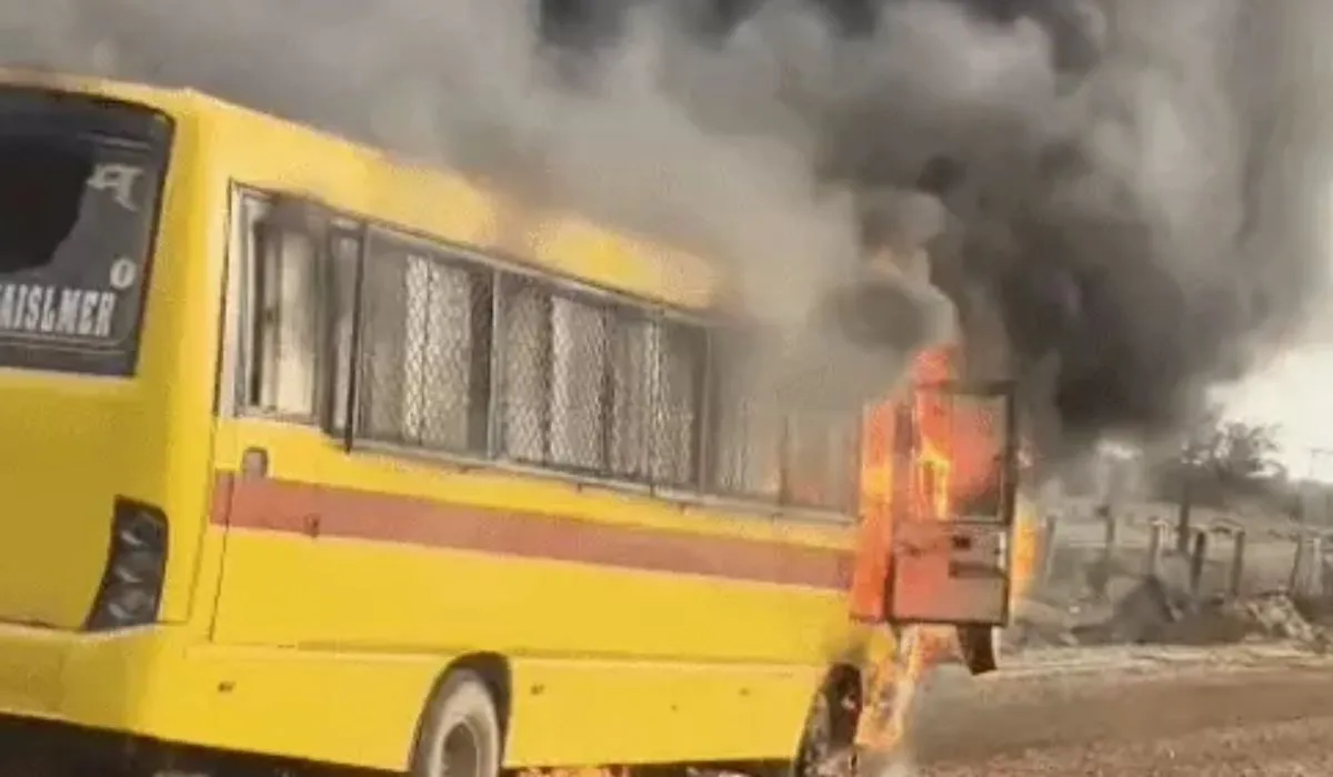 Jaisalmer School Bus Fire