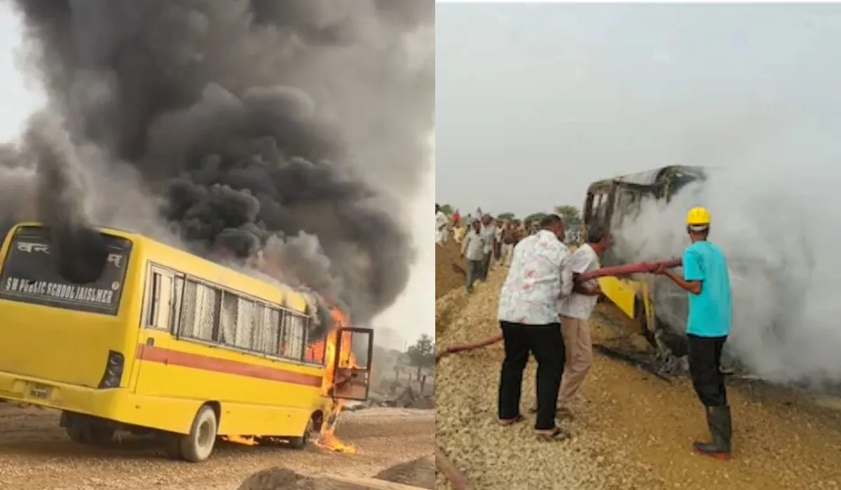 Jaisalmer School Bus Fire