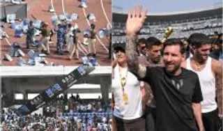 Lionel Messi Kolkata Chaos