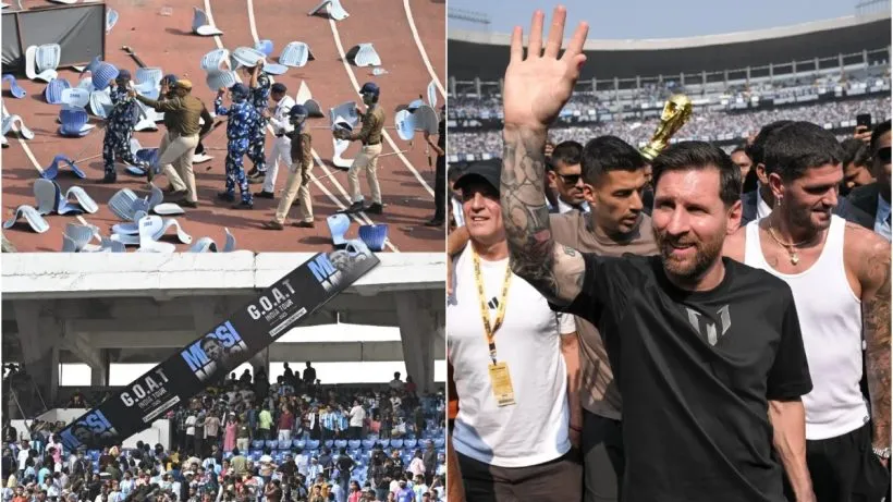 Lionel Messi Kolkata Chaos