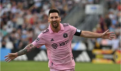 Lionel Messi On Ground After His Fathers Death
