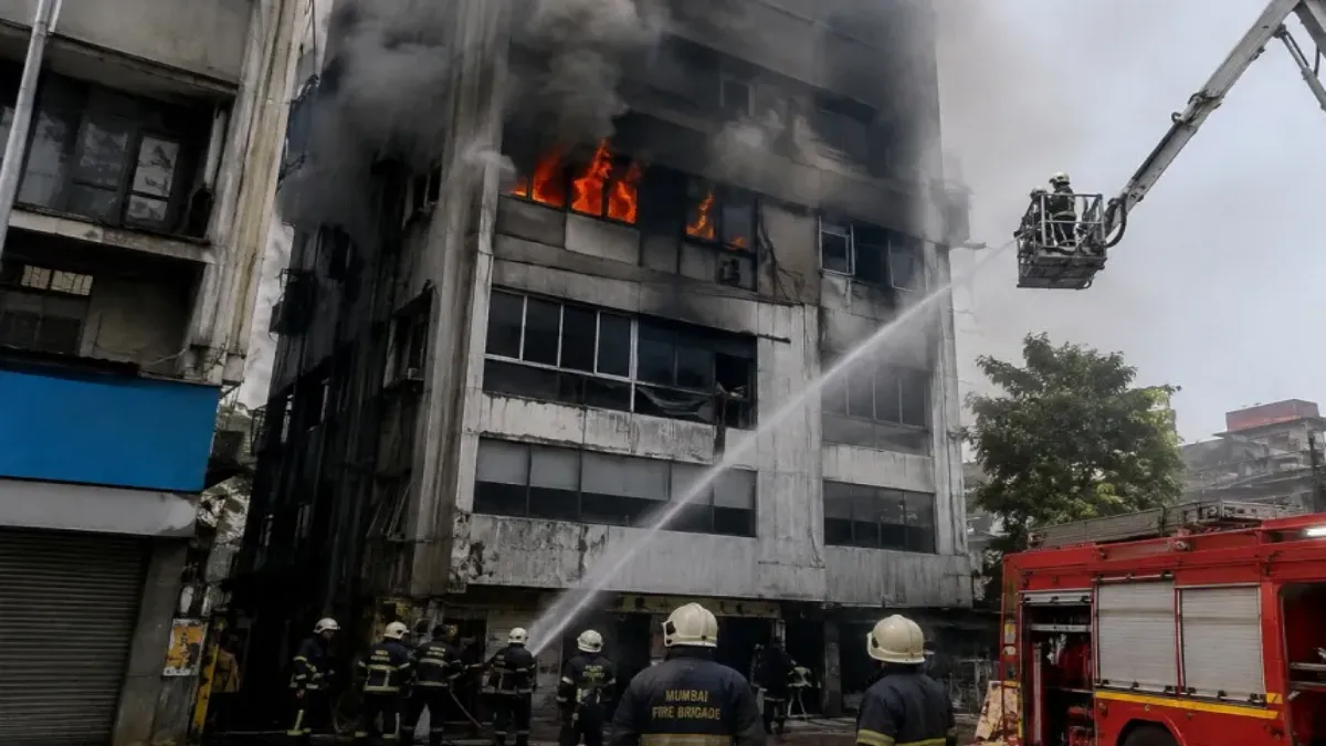 Mumbai Kandivali building fire