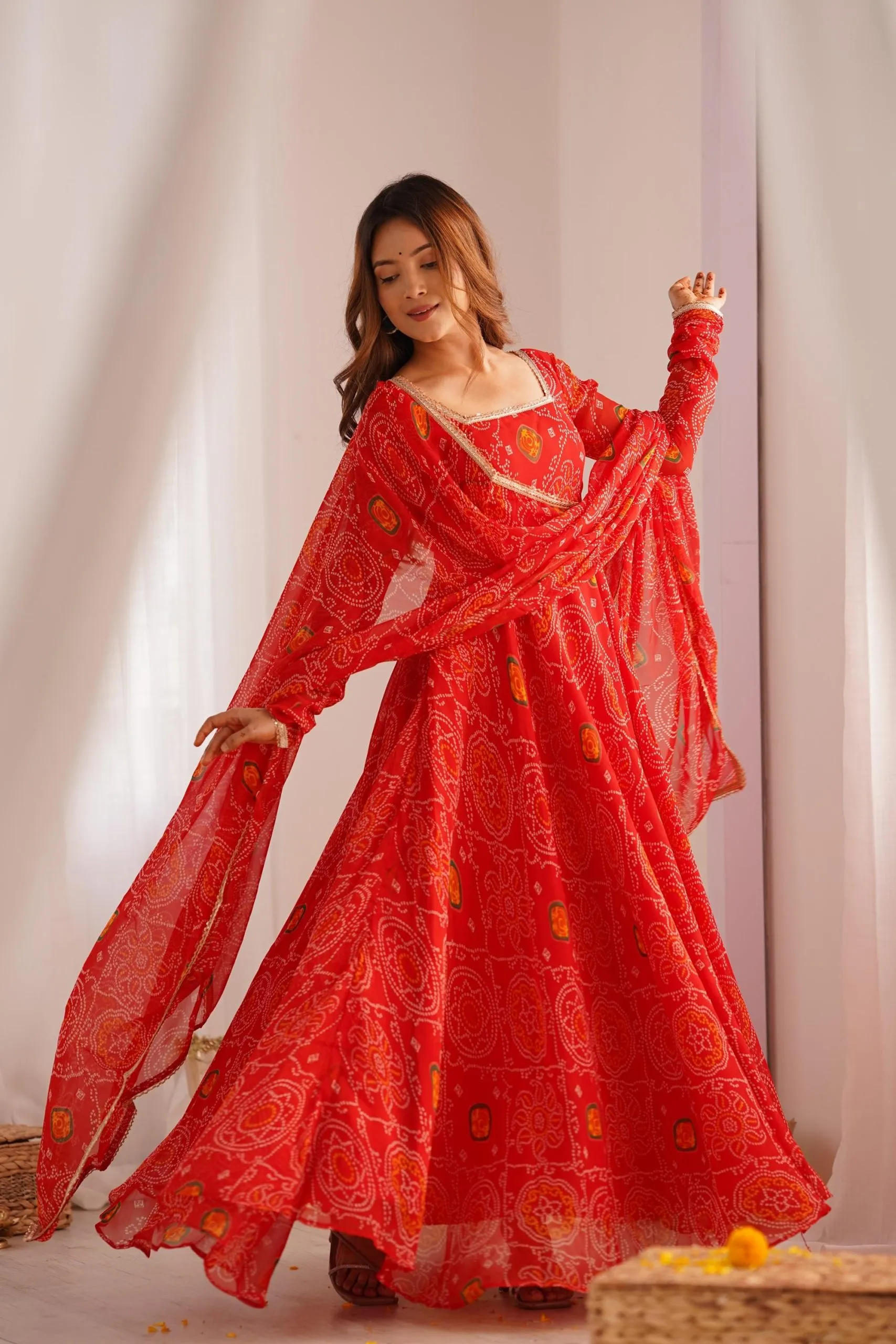  Latest Bandhej Suit Designs