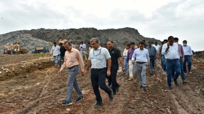 Okhla landfill site