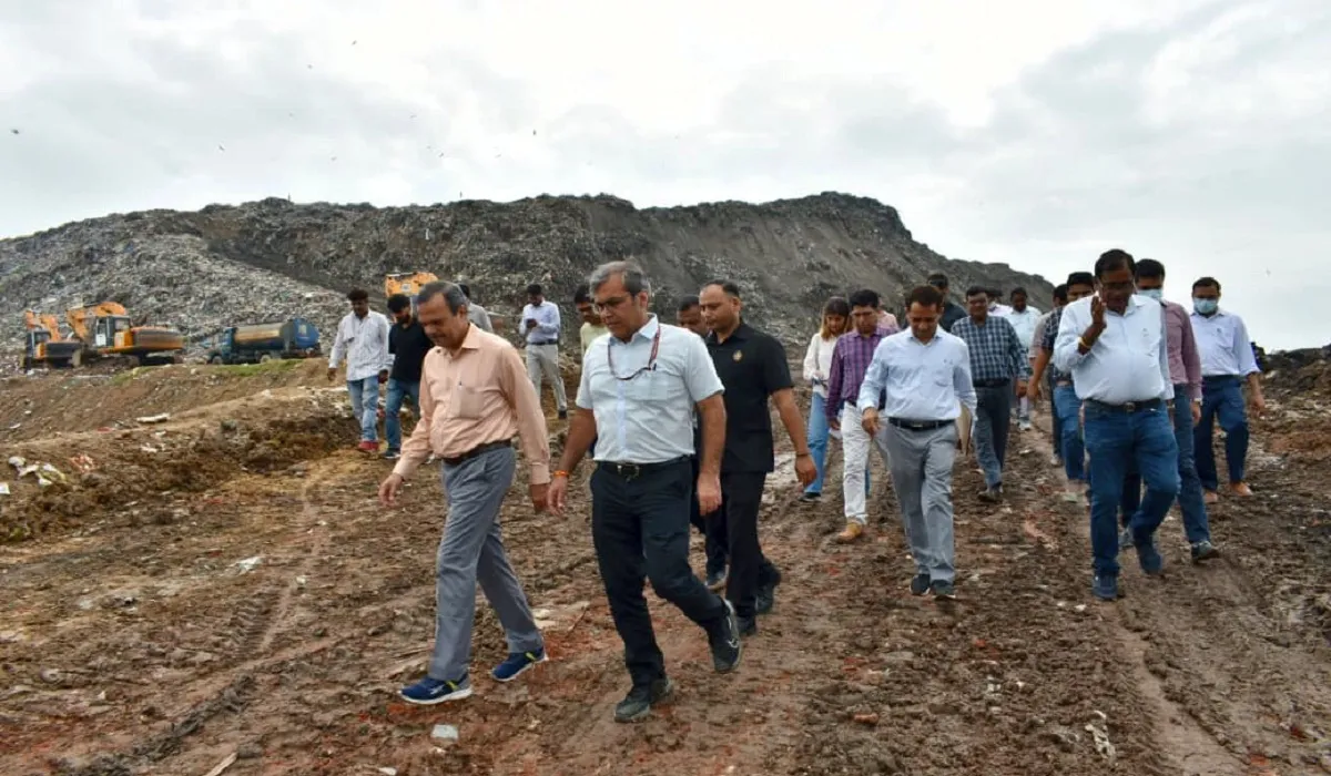 Okhla landfill site