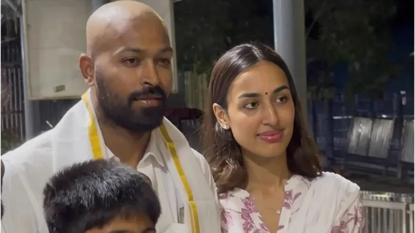 Hardik Pandya In Tirumala Temple