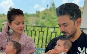 Rubina Dilaik Daughter Edha and Jeeva