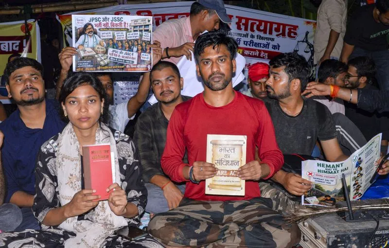 JPSC Protest Ranchi