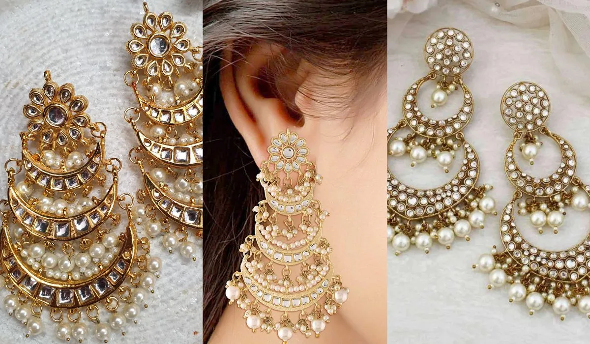 Chandbali Earrings For Hariyali Teej( Source: Social Media)