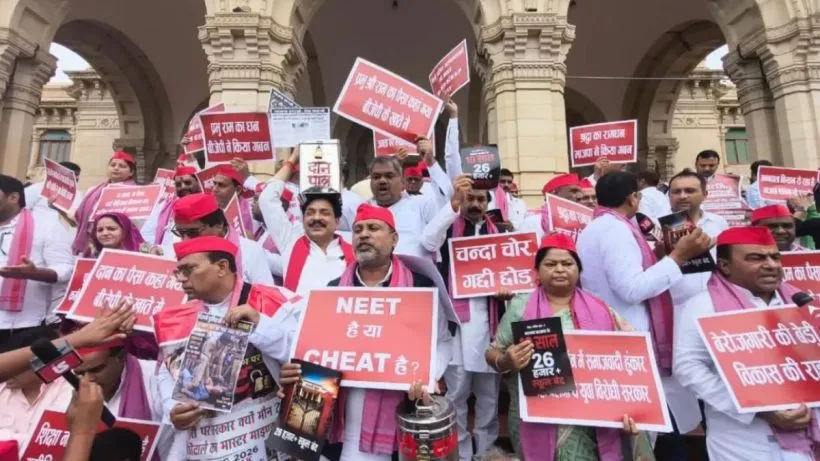 SP Protest UP Assembly ( credit social media )