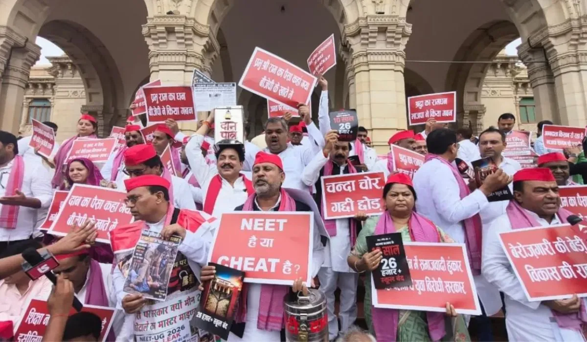 SP Protest UP Assembly ( credit social media )