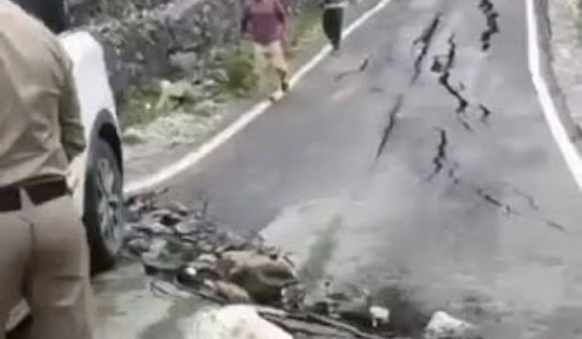 Gangotri Highway Collapse ( credit social media )