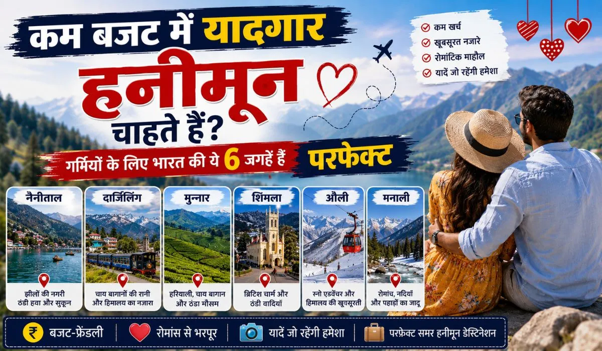 Best Places For Honeymoon ( credit AI genrated )