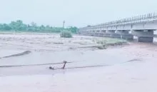 Haridwar Flood Electricity Poles (credit social media)