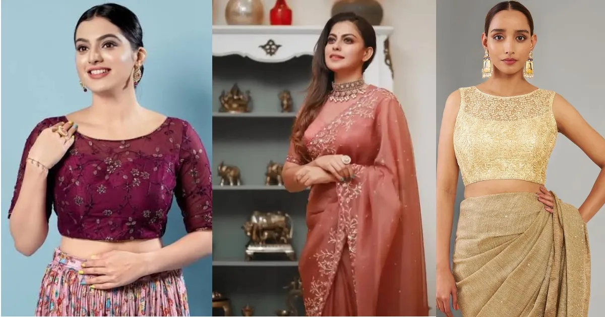 Latest Boat Neck Blouse Designs( Source: Social Media)