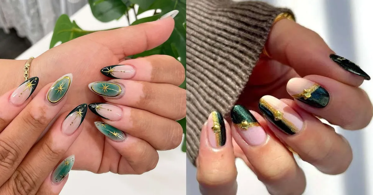 Green Nail Art Designs( Source: Social Media)