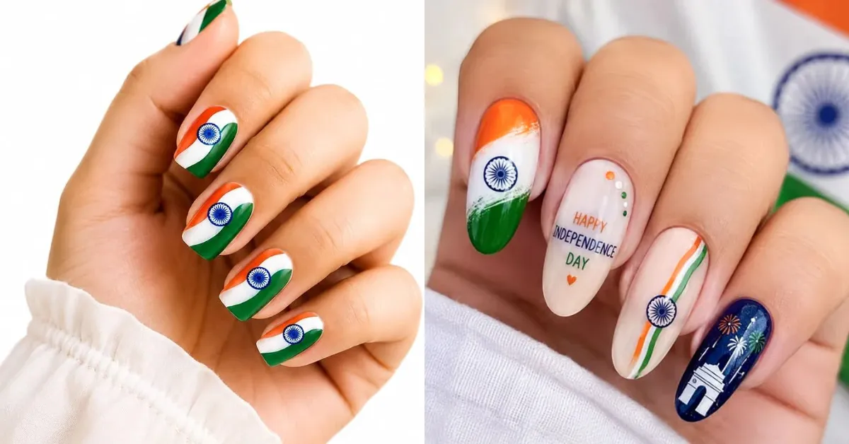 15 August nail art( Source: Social Media)