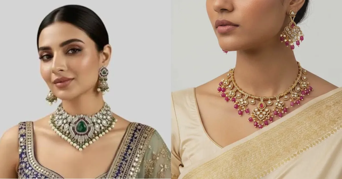 Latest Kundan And Pearl Necklace Design