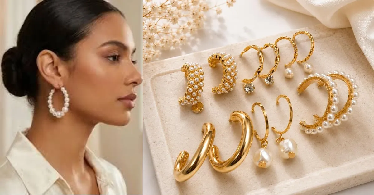 Raksha Bandhan pearl earrings( Source: Social Media)