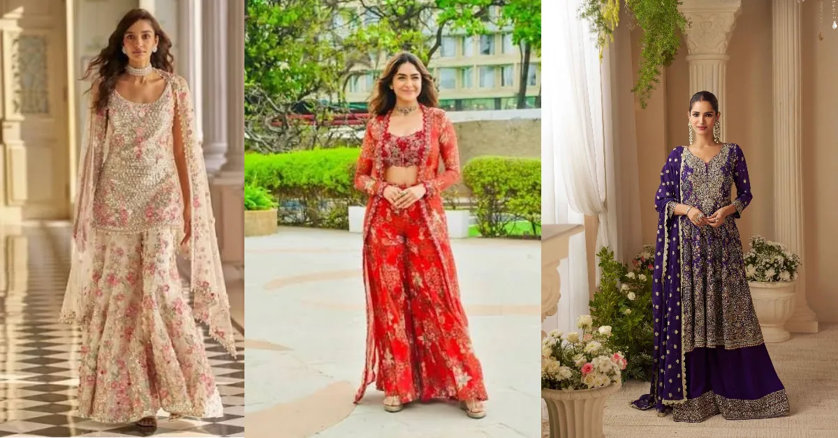 Sharara suit design