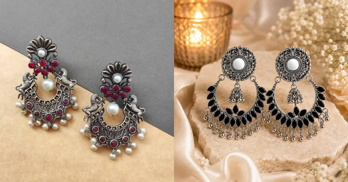 Chandbali Earrings For Hariyali Teej( Source: Social Media)