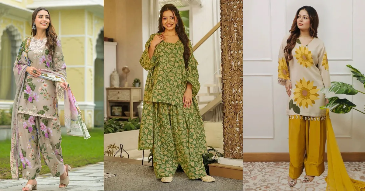 Farshi Salwar Suit Designs For Rakshabandhan