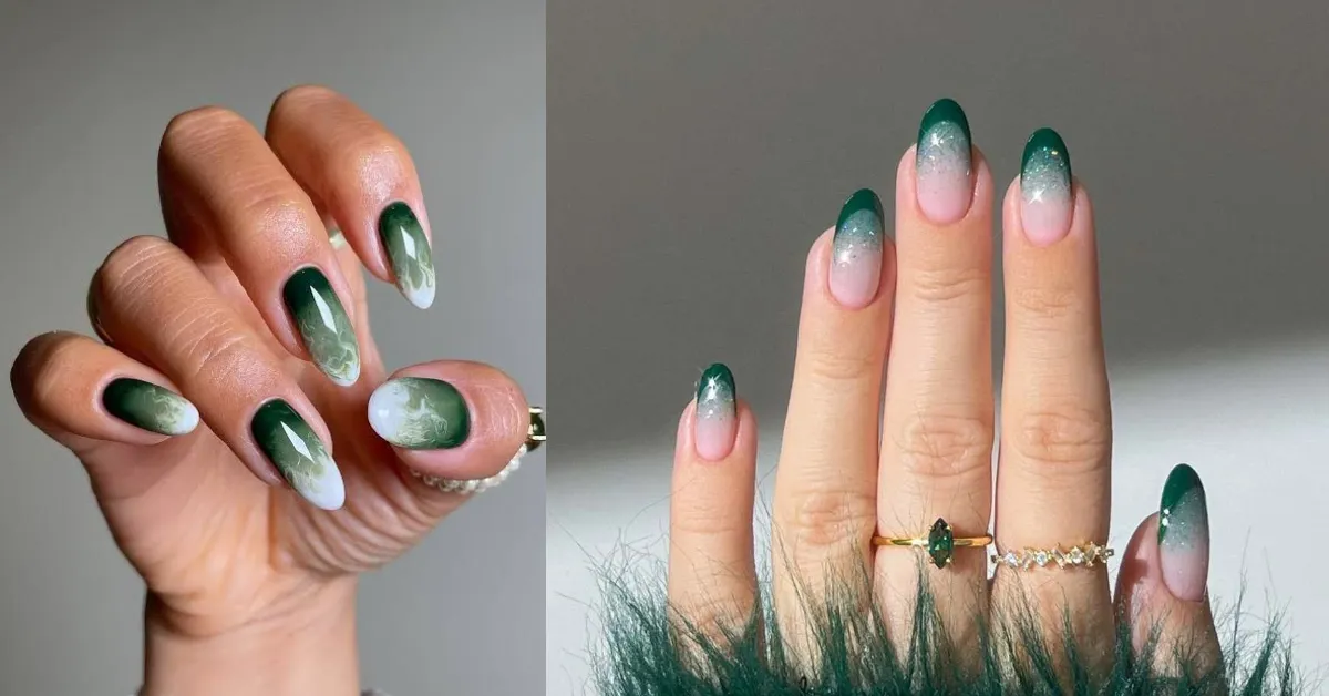 Green Nail Art Designs( Source: Social Media)