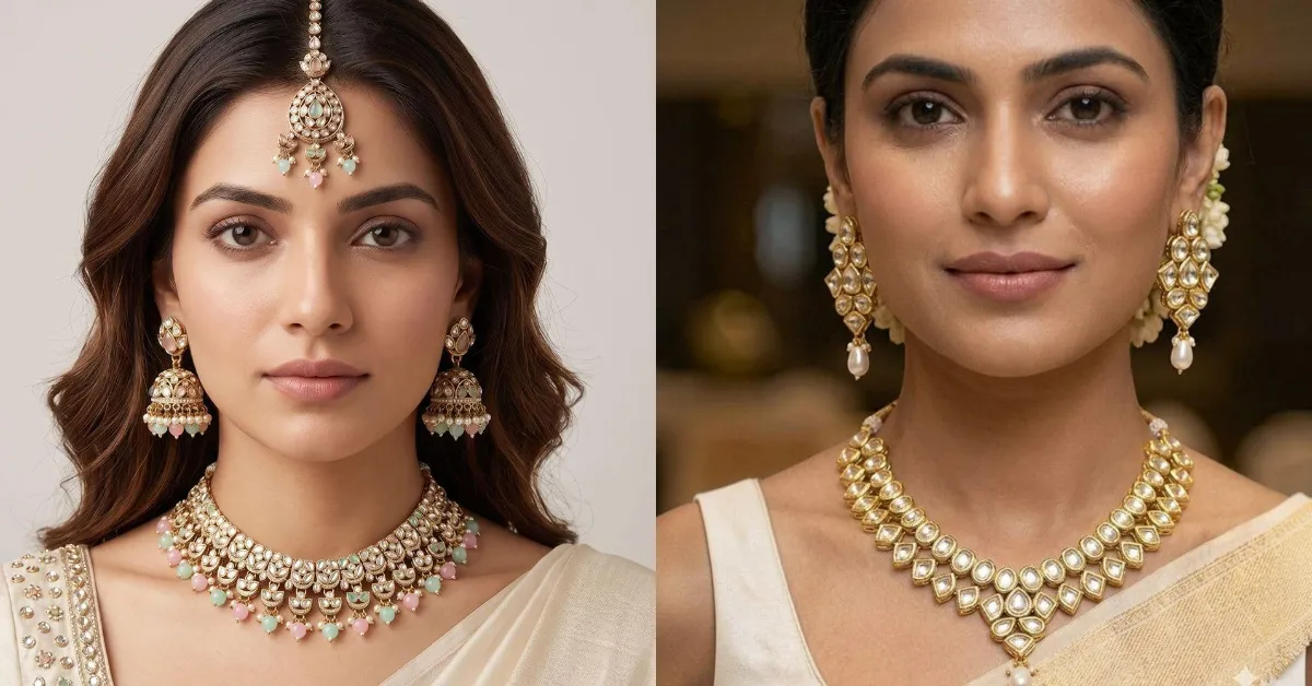 Gold Pearl Necklace Design( Source: Social Media)