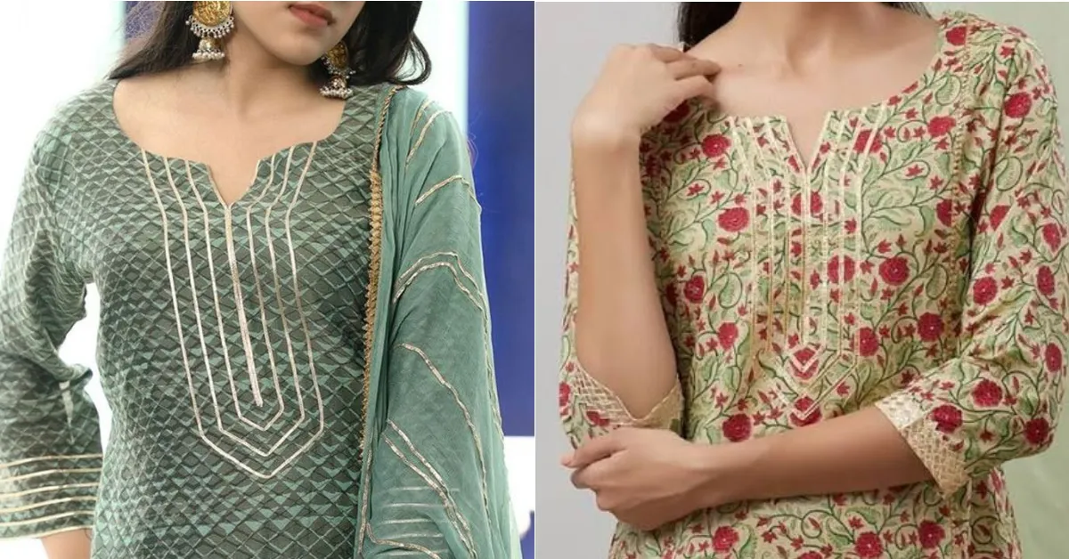 Gota Patti Neck Designs( Source: Social Media)