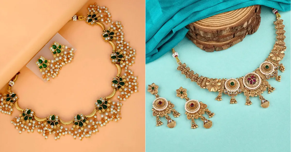 Artificial Gold Necklace Designs