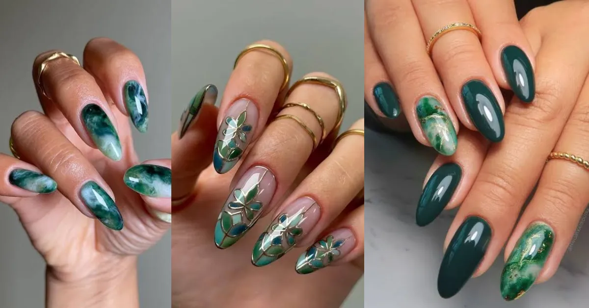 Green Nail Art Designs