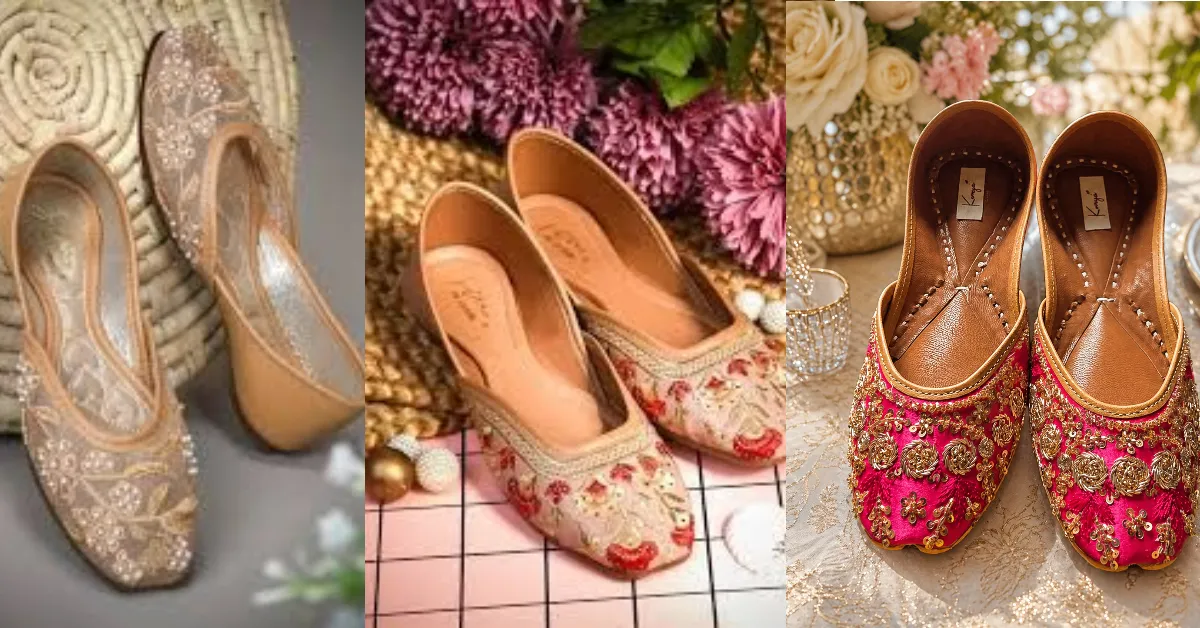 Latest Footwear For Saree