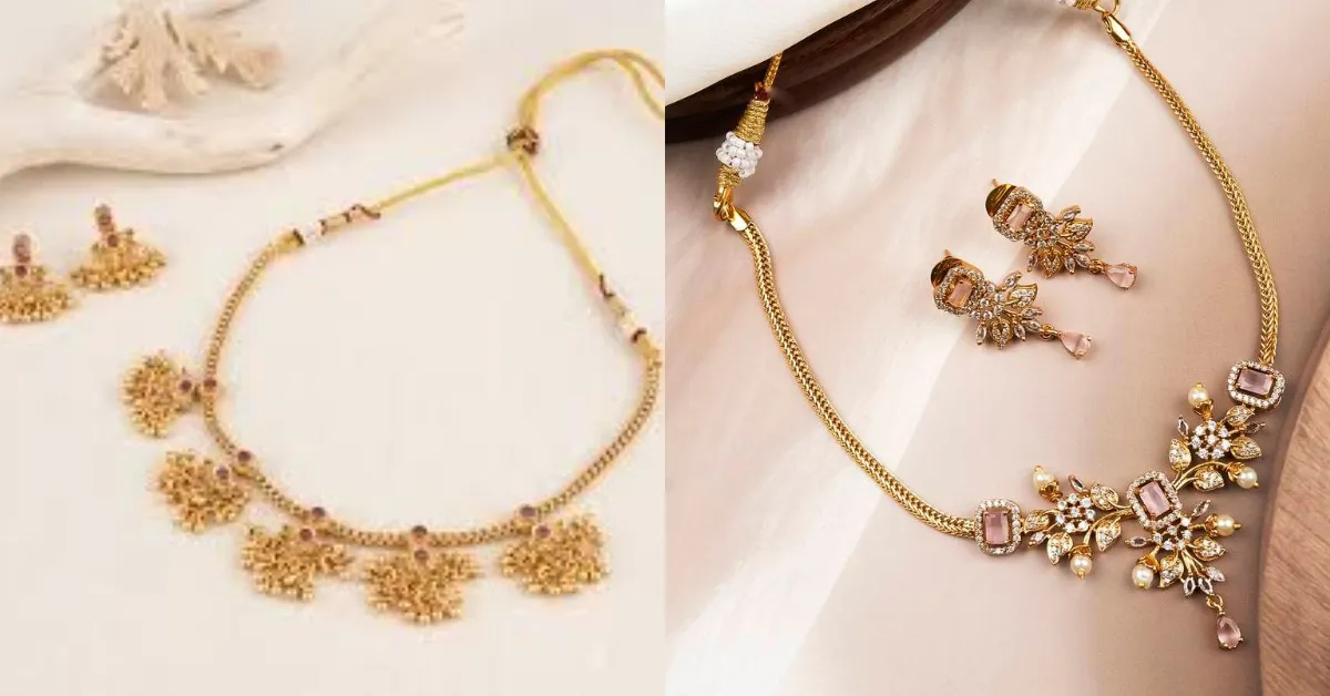 Artificial Gold Necklace Designs( Source: Social Media)