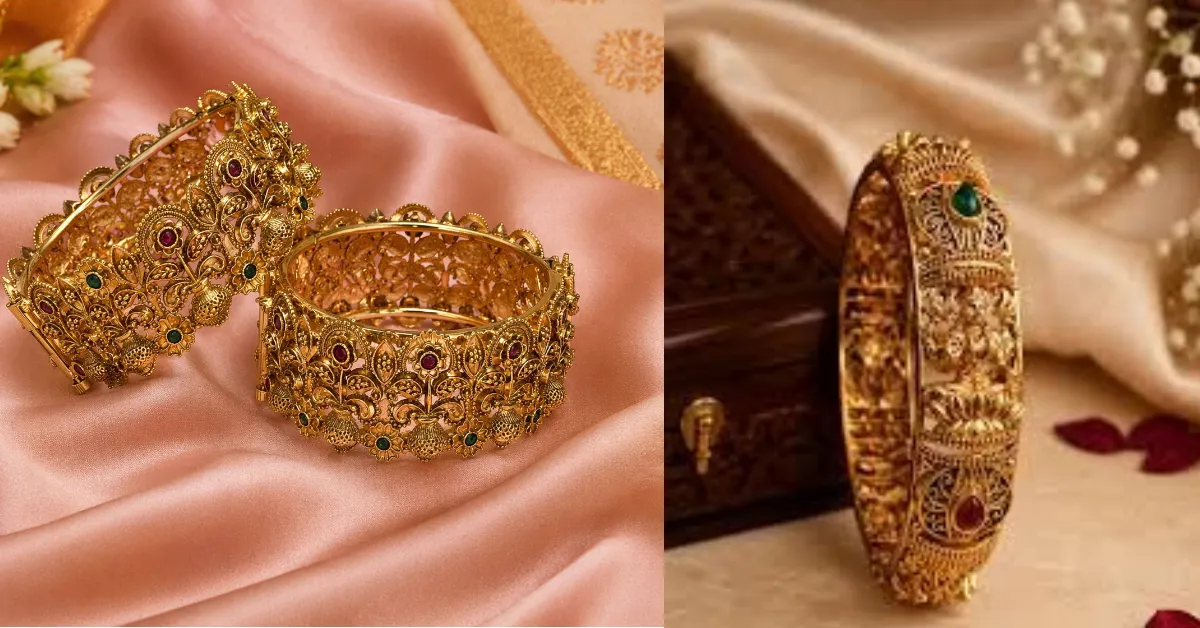 Gold bangle designs