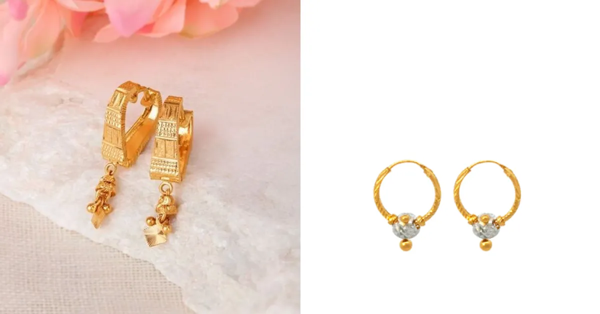 Daily Wear Gold Bali Earrings( Source: Social Media)