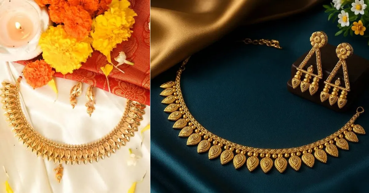 Artificial Gold Necklace Designs( Source: Social Media)