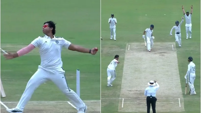 Vaibhav Sooryavanshi Takes Wicket