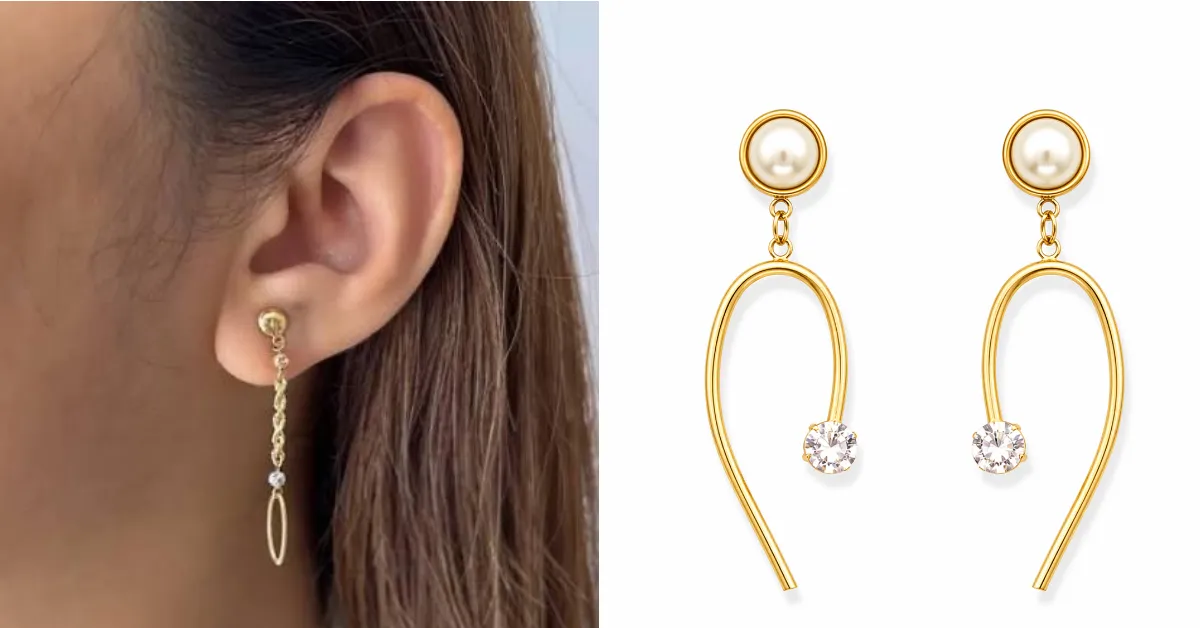 Latest gold earring designs( Source: Social Media)