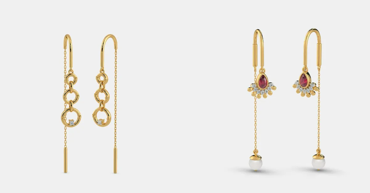 Latest gold earring designs( Source: Social Media)