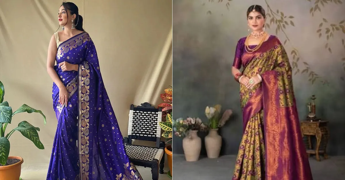 Saree ideas for Sawan