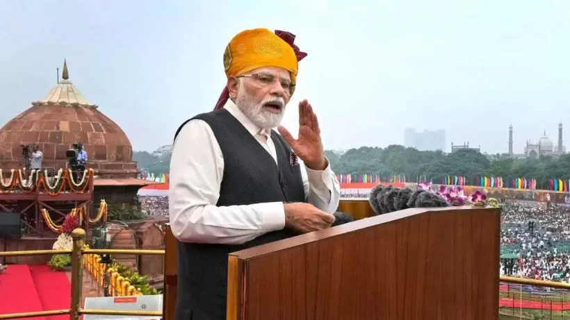 PM Modi's Independence Day speech (social media )