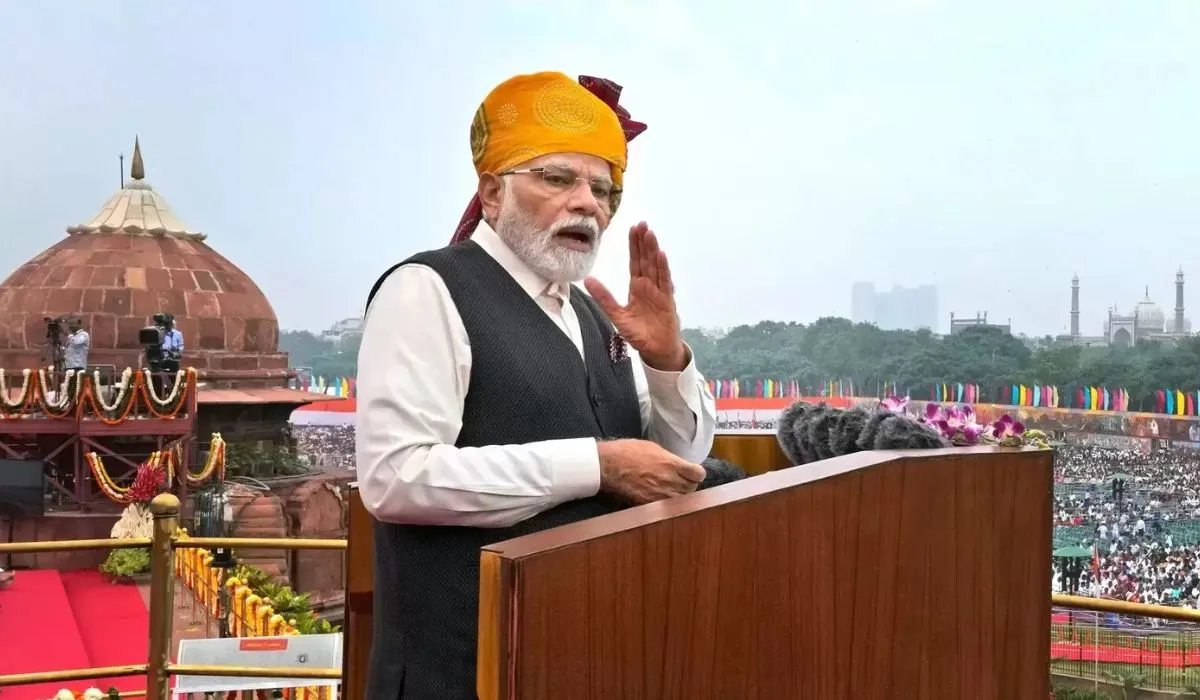 PM Modi's Independence Day speech (social media )