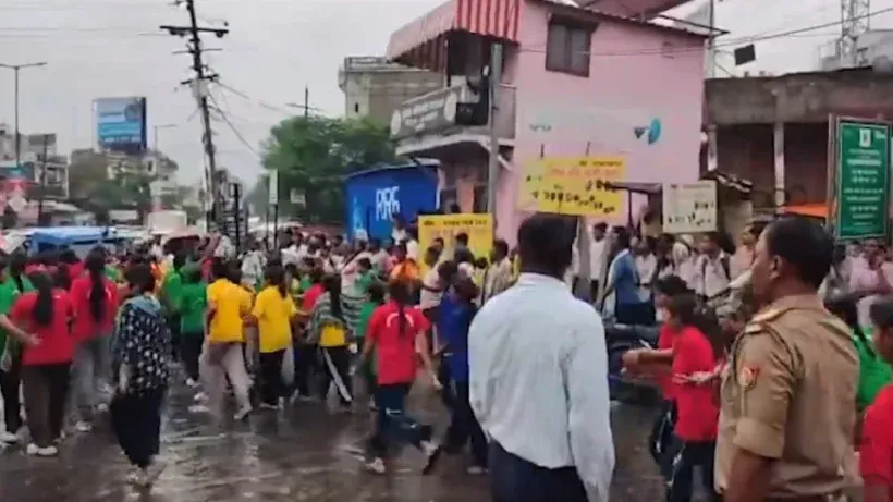 Gen Alpha Lucknow Protest
